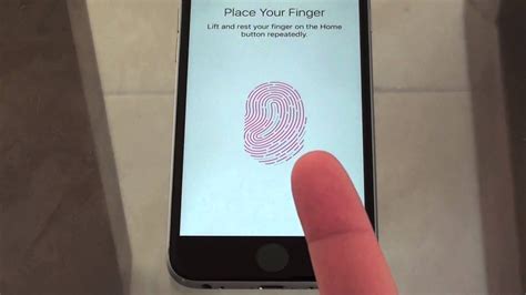 How To Properly Fingerprint Scan On Iphoneipad Youtube