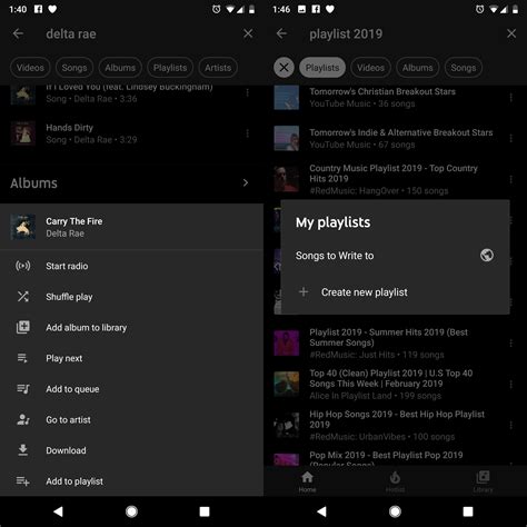 Youtube Music Now Lets You Add Existing Playlists To A New One Ngradiogr