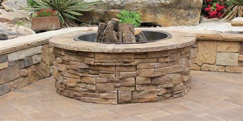 Patio Retaining Wall Outdoor Fire Pit The Order Of Things Heritage