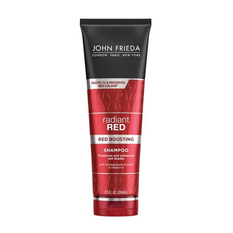 John Frieda Radiant Red Red Boosting Daily Shampoo Color Enhancing Shampoo For Red Hair 83 Fl