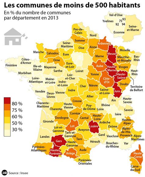 La Moiti Des Communes Fran Aises Comptent Moins De Habitants