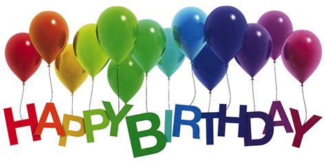 Download Transparent Happy Birthday Text Effect With Balloon Png And