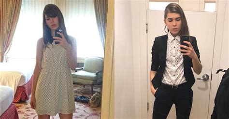 trans woman shares stages of transition through side by side instagram photos teen vogue