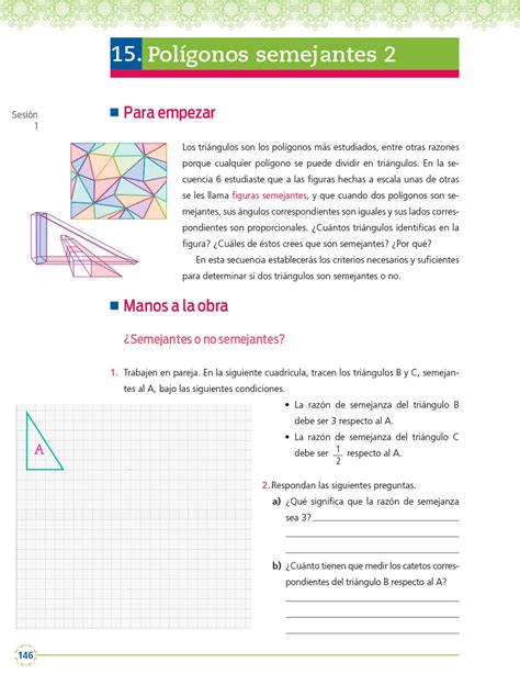 Matemáticas Tercero Telesecundaria 2022 2023 Página 146 De 282