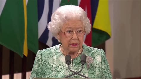 Check out some of our pronoun pins! Her Majesty The Queen delivers her speech at the formal opening of CHOGM 2018 - YouTube
