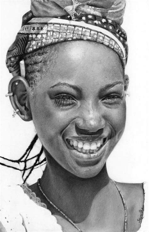 Mali2 Black Artist Collective Realistic Drawings Pencil Drawings