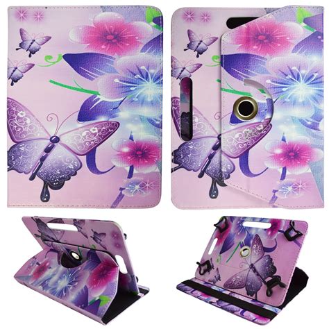 9 Inch Tablet Case Cover Universal Leather Stand Flip Folio Case Fits