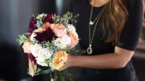 How To Make A Wedding Bouquet Youtube