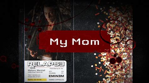 Eminem My Mom Lyrics Youtube