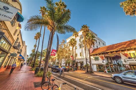 State Street In Downtown Santa Barbara Editorial Stock Photo Image Of