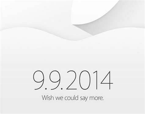 Apple Confirms Iphone 6 Launch On Thursday September 9