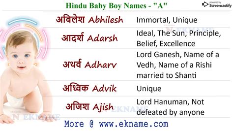 Most Popular Hindu Boy Names 2019 Top 100 Boy Names In India In 2019