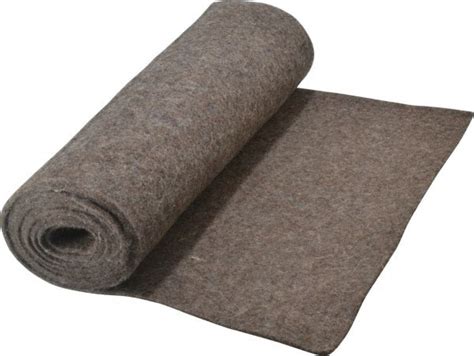 Made In Usa 12 X 72 X 18 Gray Pressed Wool Felt Sheet 48544787