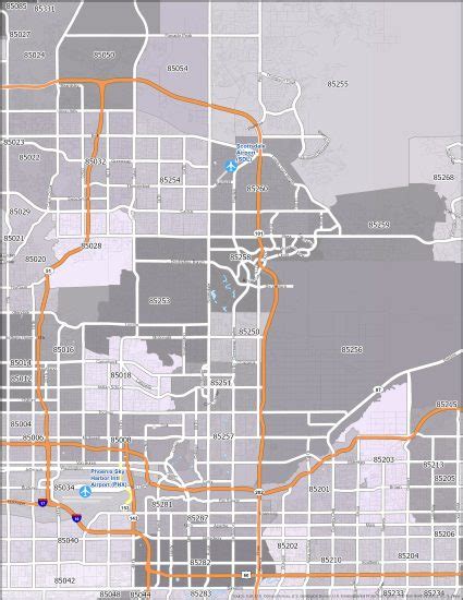 Scottsdale Zip Code Map Gis Geography