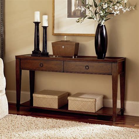 Millwood Pines Langer Console Table And Reviews Wayfair Sofa Table Console Table Hammary