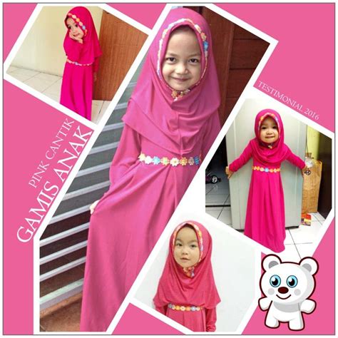 Rumah busana anak muslim ini dikelola oleh. Jual Baju Muslim Gamis Anak Perempuan Pink Lucu Simple di ...