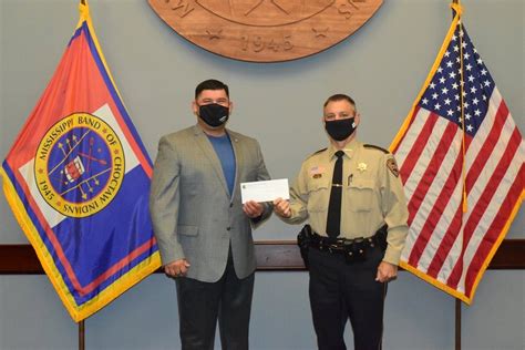 Tribe Donates Funds To Law Enforcement