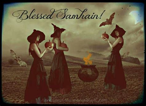 Samhain Halloween All Hallows Eve Blessings Blessed Wiccan Magick