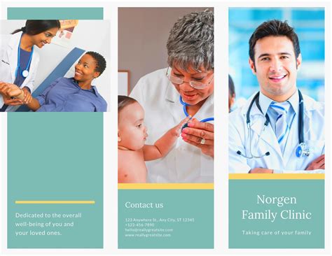 Free Printable Professional Medical Brochure Templates Canva