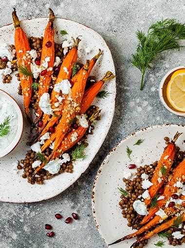 Lentil Feta And Honey Carrot Salad Diabetes Australia