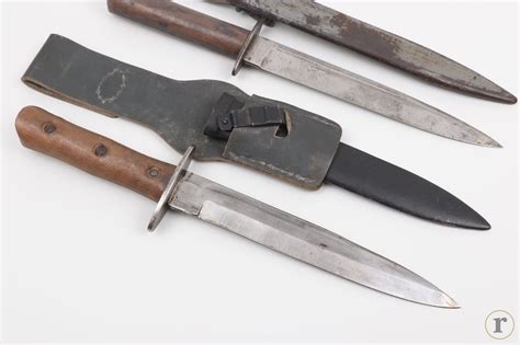 Ratisbons Italian M39 Combat Knife And Austrian Trench Knife M17