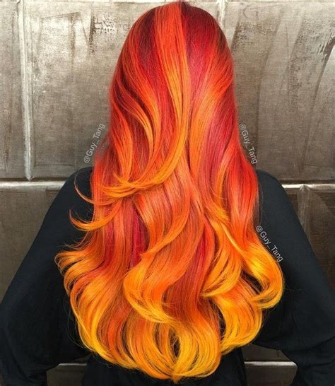 21 Bold Af Hair Colors To Try In 2016 Hair Styles Yellow Hair Color Fire Hair