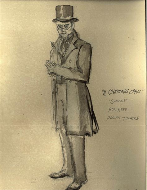Christmas Carol Scrooge Male Sketch