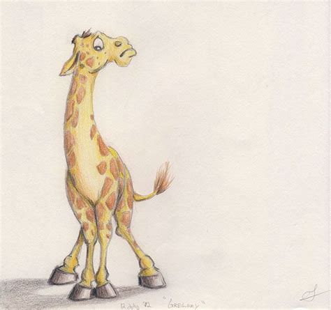 Giraffe Character Drawing Giraffe Drawings