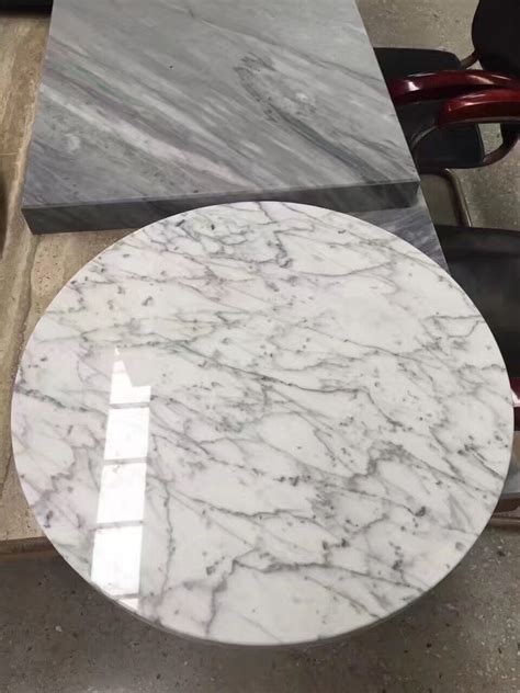 Cararra White Marble Table Tops