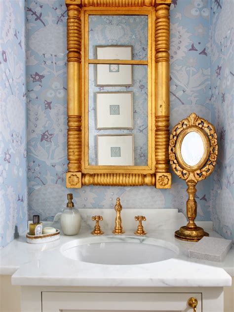 Outer size 39 x 27by amanti art. Ornate Gold Mirror - Transitional - bathroom - Sara Tuttle ...