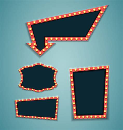 Marquee Letters Illustrations Royalty Free Vector Graphics And Clip Art