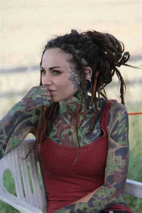 Dreads Dreadlocks Ink Tattoos Girlswithtattoos