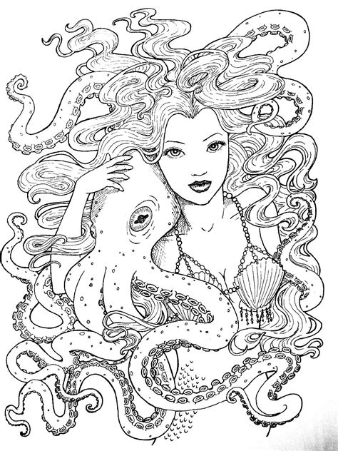 Pin By Kim Ellington On Coloring Pages Mermaid Coloring Pages