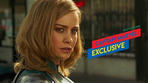 Captain Marvel Exclusive Clip Brie Larson Smiles For No Man Deleted Scene Youtube