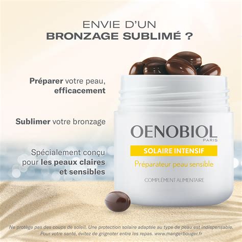 Oenobiol Solaire Intensif Peau Sensible Prépare Et Sublime Le Bronzage