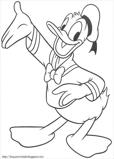 Dibujo Para Colorear De El Pato Donald