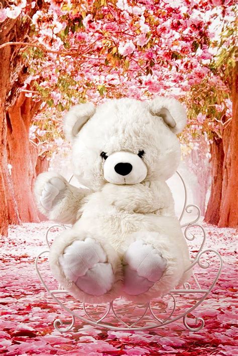 Teddy Bear Pink Wide Hd Wallpaper Cute Wallpaper Bett