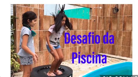 Desafio Da Piscina Desafio Da Piscina Com Sab O Espuma E Divers O Challenge Of Pool With