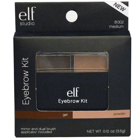 How To Fill Your Brows Step By Step Using The Elf Eyebrow Kit Elf