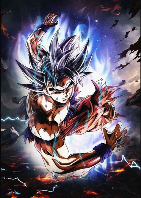 Son Goku Poster By Lony Cocai Displate Dragon Ball Art Goku Dragon Ball Super Manga
