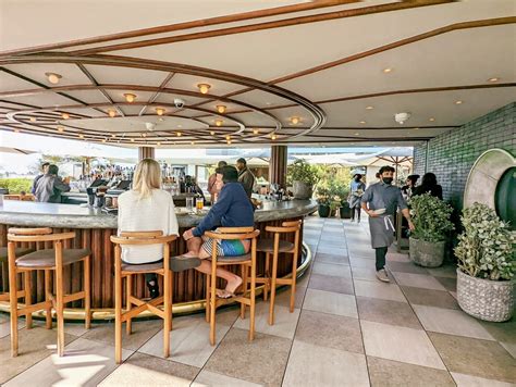 Daytime Dining At The Proper Hotel Santa Monica And It Was Luxurious Brassy