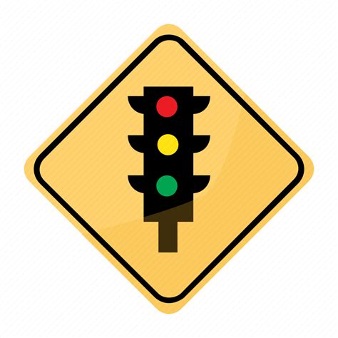 Light Road Sign Traffic Yellow Icon Download On Iconfinder