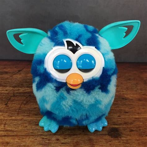 Hasbro Furby Full Size Blue Waves Turquoise Green With Teal Ears 2012