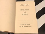 Literature and Science by Aldous Huxley (1963) first edition book