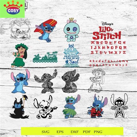 Lilo And Stitch Svg Cricut File Svg Bundle Disney Svg