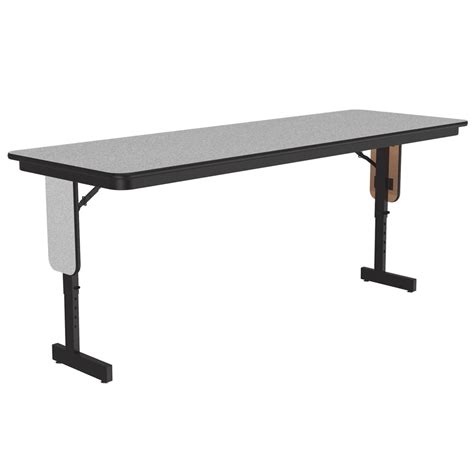 Correll Spa2496px 15 24 X 96 Panel Leg Seminar Table Adjusts To 32 H