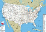 US Road Map Usa road network map - WorldMap US