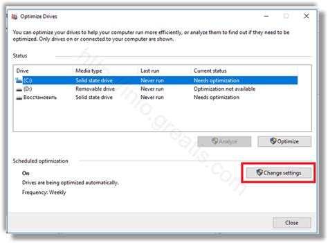 How To Optimize Drives By Schedule In Windows 10 Windows Tips Tricks