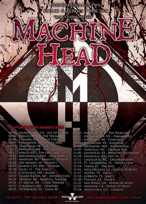 Machine Head Announce 2nd Leg Of North American Catharsis Tour