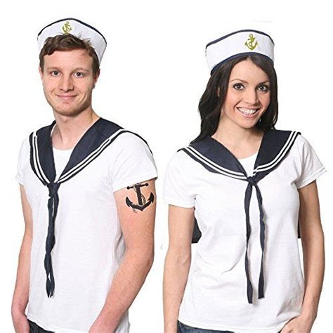 Sailor Couple Costume Set Couples Fancy Dress Sailor Outfits Nautical Costume